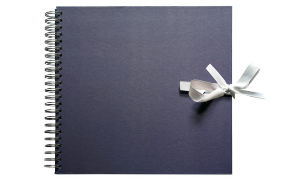 Scrapbook, Plakboek, Paars - Blauw