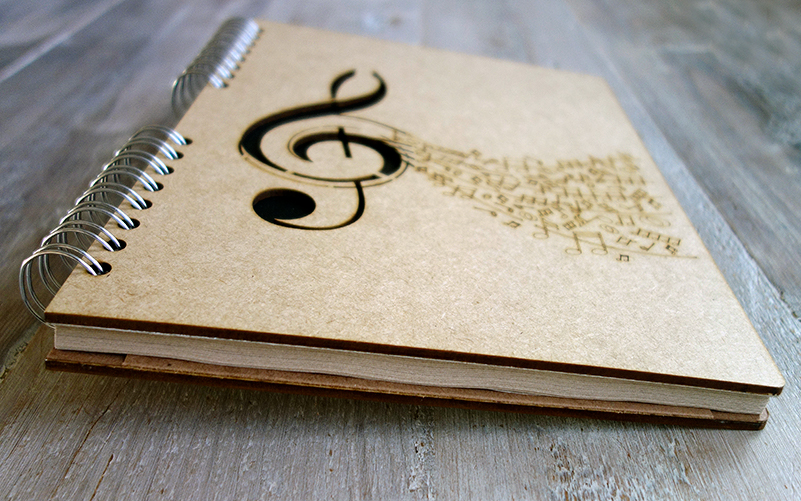 Notebook 'Muzieknoot'
