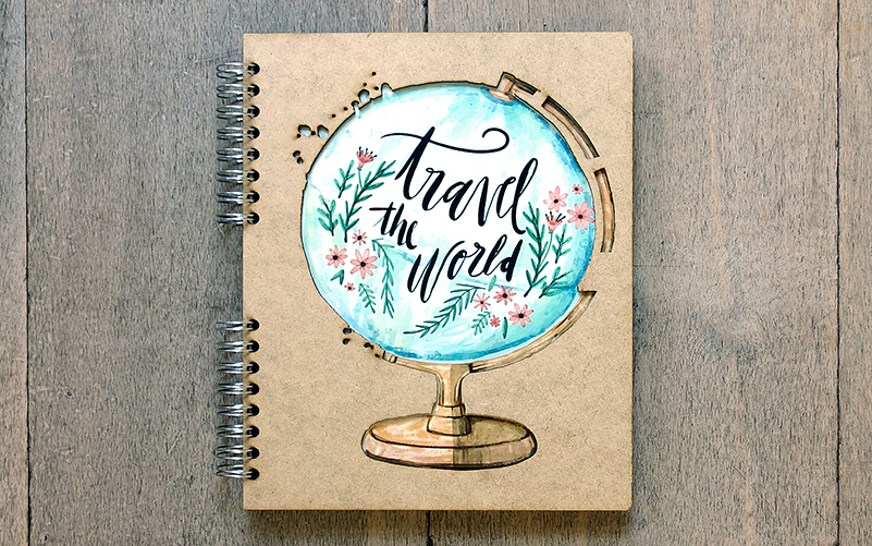 Notebook Travel the world